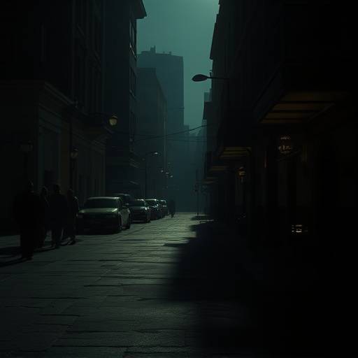 Fotograma de 'Sombras de la Ciudad', una serie dram√°tica grabada en Estudios Luminia.