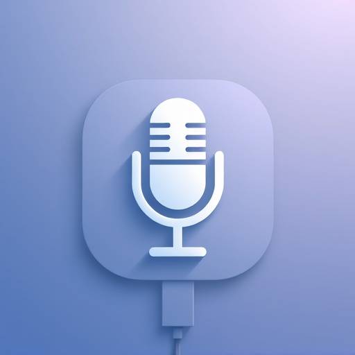 Icono de un micrófono, simbolizando el software de reconocimiento de voz.
